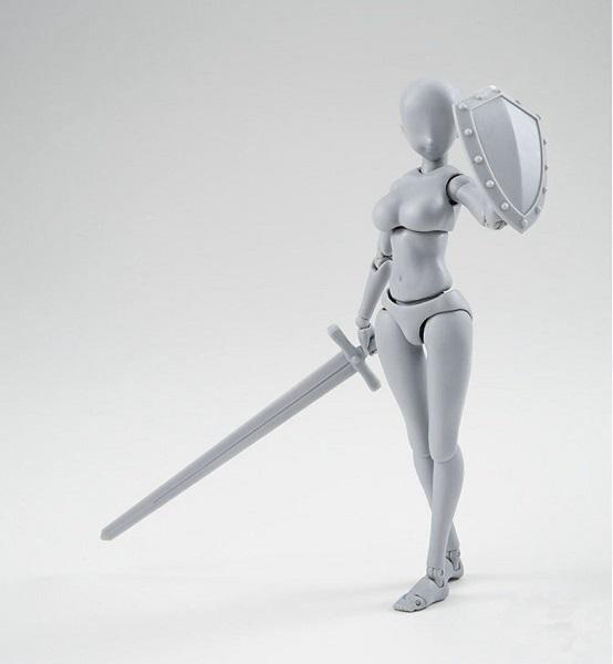 Body-Chan - Édition Yabuki Kentarou Grise - Body Kun Figurine