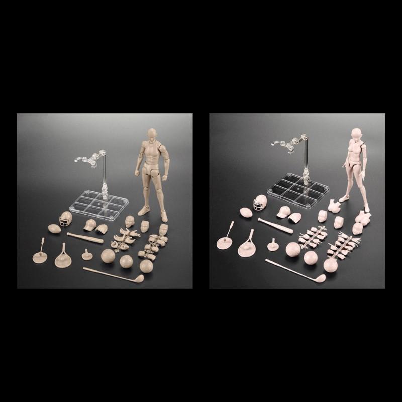 Body kun + Body chan - Édition Sports et Tir Sportif - Offre Groupée 2 En 1 - Body Kun Figurine