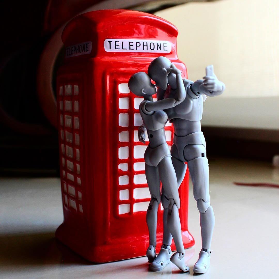 Body-kun + Body-chan - Gris - Offre Groupée 2 En 1 - Body Kun Figurine