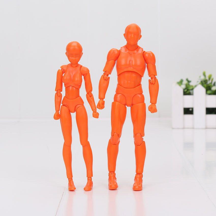Body Kun + Body Chan - 4 Couleurs Lot 2 en 1 ORANGÉ