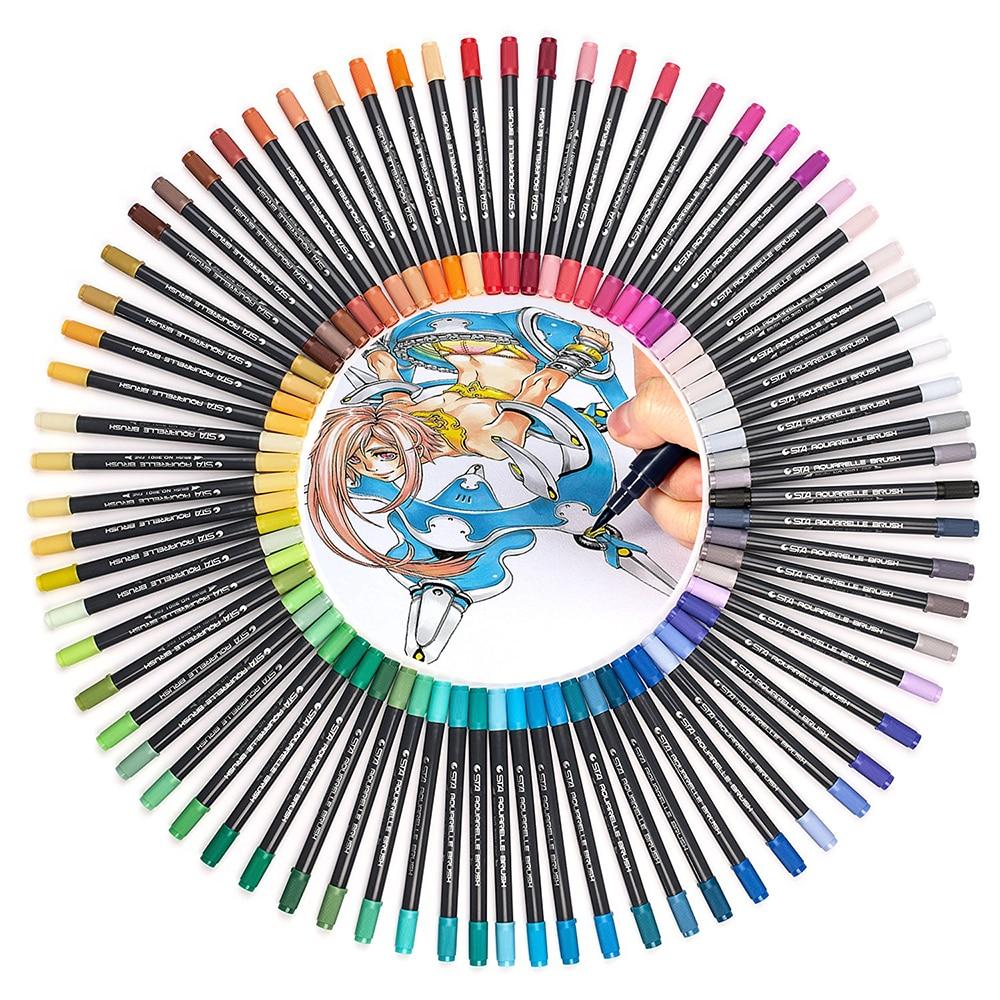 Feutres Sta Double Pointes Aquarellables - Body Kun Figurine