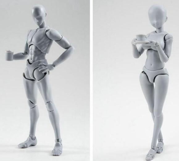 Body-Kun - Édition Takarai Rihito Gris - Body Kun Figurine